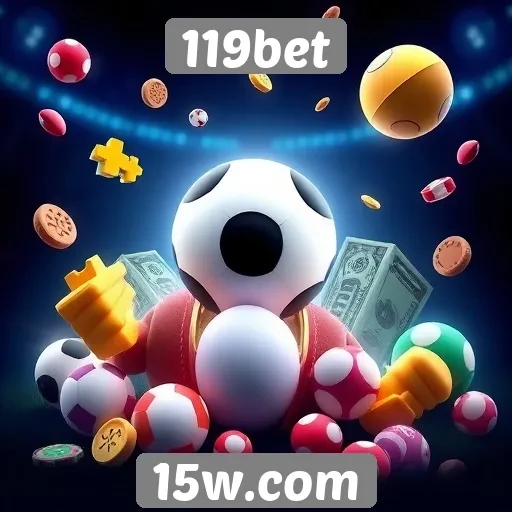 Variedade de jogos disponíveis no 119bet